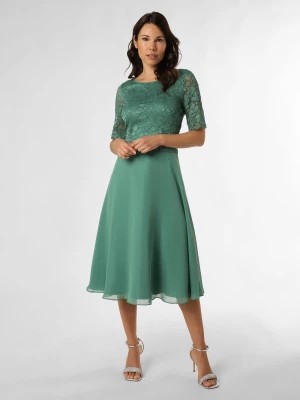 Zdjęcie produktu Vera Mont Damska sukienka wieczorowa Kobiety Koronka zielony jednolity,