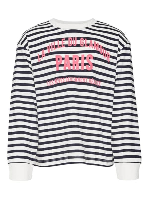Zdjęcie produktu Vero Moda Girl Bluza "Nella" w kolorze czarno-białym rozmiar: 116