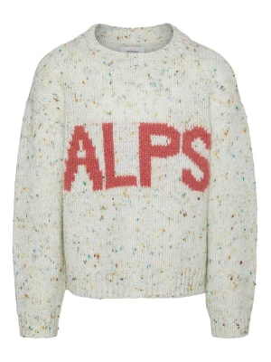 Zdjęcie produktu Vero Moda Girl Sweter "Alps" w kolorze kremowym rozmiar: 122/128