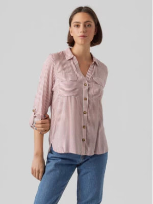 Zdjęcie produktu Vero Moda Koszula Bumpy 10275283 Różowy Regular Fit