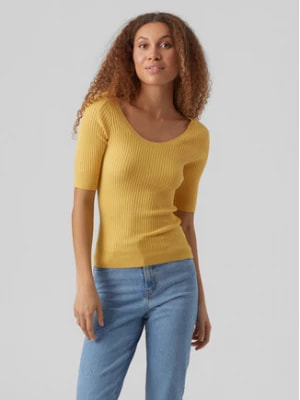 Zdjęcie produktu Vero Moda Sweter Estela 10277850 Żółty Slim Fit