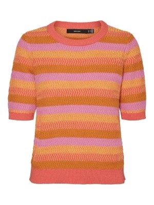 Zdjęcie produktu Vero Moda Sweter "Miami" w kolorze pomarańczowo-jasnoróżowym rozmiar: XS