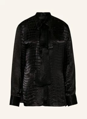 Zdjęcie produktu Versace Bluzka Z Wiązaniem Pod Szyją schwarz