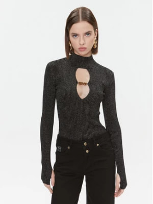 Zdjęcie produktu Versace Jeans Couture Bluzka 75HAFM48 Czarny Slim Fit
