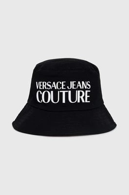Zdjęcie produktu Versace Jeans Couture kapelusz bawełniany kolor czarny bawełniany 76HAZK04 ZG268