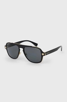 Zdjęcie produktu Versace Okulary przeciwsłoneczne 0VE2199 męskie kolor czarny