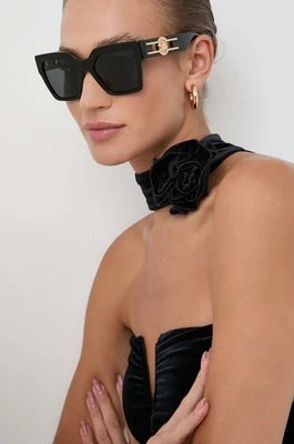 Zdjęcie produktu Versace okulary przeciwsłoneczne damskie kolor szary