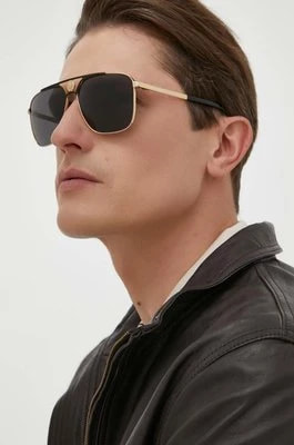 Zdjęcie produktu Versace okulary przeciwsłoneczne męskie kolor czarny
