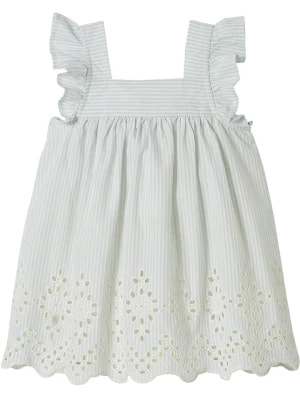 Zdjęcie produktu vertbaudet Sukienka w kolorze białym rozmiar: 68/74