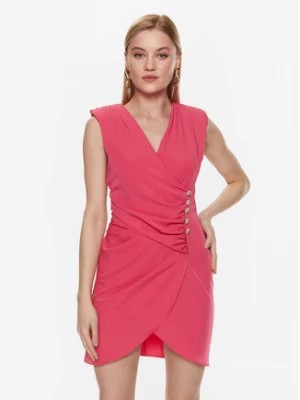 Zdjęcie produktu ViCOLO Sukienka koktajlowa TE0106 Różowy Regular Fit