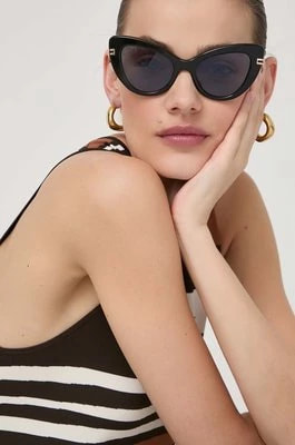 Zdjęcie produktu Vivienne Westwood okulary przeciwsłoneczne damskie kolor czarny VW505800153