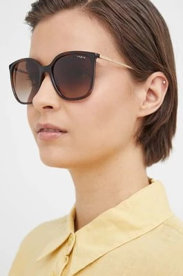 Zdjęcie produktu VOGUE okulary przeciwsłoneczne damskie kolor brązowy 0VO5564S