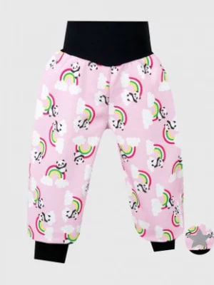 Zdjęcie produktu Waterproof Softshell Pants Panda And Rainbows Pink iELM