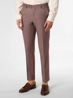 Zdjęcie produktu Wilvorst Spodnie Mężczyźni Regular Fit Wełna czerwony jednolity,