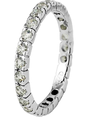 Zdjęcie produktu Wishlist Srebrny pierścionek z cyrkoniami rozmiar: 56