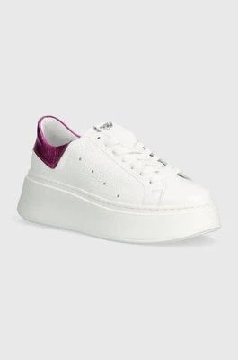 Zdjęcie produktu Wojas sneakersy skórzane kolor biały 4628575