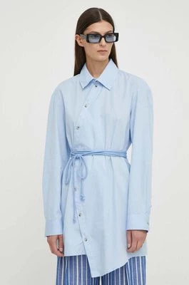 Zdjęcie produktu Won Hundred sukienka bawełniana kolor niebieski mini prosta 2877-14235