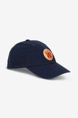 Zdjęcie produktu Wood Wood czapka z daszkiem bawełniana Eli Badge kolor granatowy z aplikacją 10280800.7083-OFFWHITE