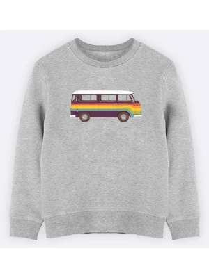 Zdjęcie produktu WOOOP Bluza "Rainbow Van" w kolorze szarym rozmiar: 128