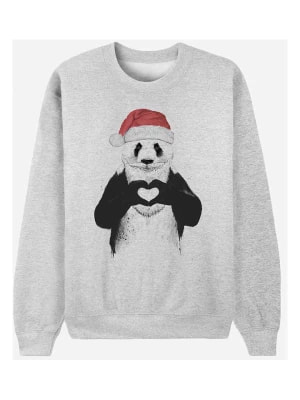 Zdjęcie produktu WOOOP Bluza "Santa Panda" w kolorze szarym rozmiar: XXL