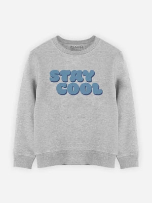 Zdjęcie produktu WOOOP Bluza "Stay Cool" w kolorze szarym rozmiar: 104