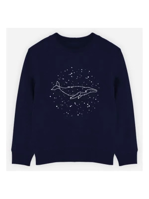 Zdjęcie produktu WOOOP Bluza "Whale Constellation" w kolorze granatowym rozmiar: 116