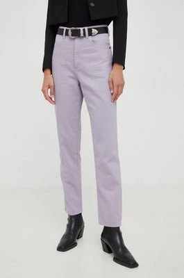 Zdjęcie produktu Wrangler jeansy Mom Purple Rock damskie high waist