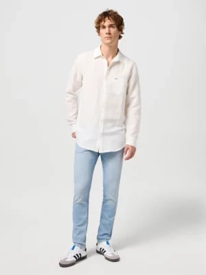Zdjęcie produktu Wrangler Long Sleeve One Pocket Shirt Worn White Size