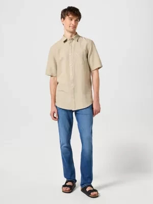Zdjęcie produktu Wrangler Short Sleeve 1 Pocket Shirt Plaza Taupe Size