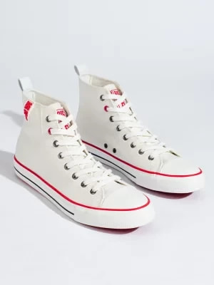 Zdjęcie produktu Wysokie trampki męskie białe BIG STAR JJ174066 Big Star Shoes