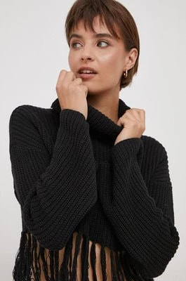 Zdjęcie produktu XT Studio sweter damski kolor czarny ciepły z golfem