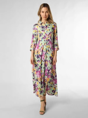 Zdjęcie produktu Y.A.S Sukienka damska - YASSavanna Kobiety wiskoza zielony|lila|wielokolorowy wzorzysty,