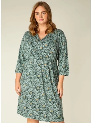 Zdjęcie produktu yesta Sukienka "Berfin" w kolorze miętowo-zielonym rozmiar: 48