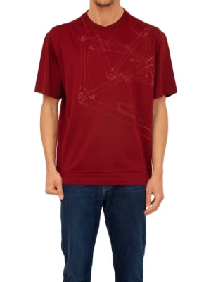 Zdjęcie produktu Z Zegna, Koszulka z krótkim rękawem Red, male,
