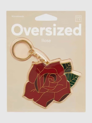 Zdjęcie produktu Zawieszka do kluczy metalowa model ‘Oversized Rose’ Doiy
