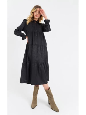 Zdjęcie produktu Zibi London Sukienka w kolorze czarnym ze wzorem rozmiar: L