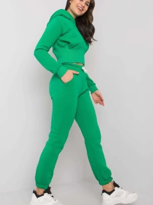 Zdjęcie produktu Zielony komplet dresowy ze spodniami Ambretta Ex Moda