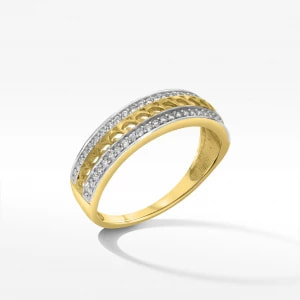 Zdjęcie produktu Złoty pierścionek z cyrkoniami