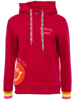 Zdjęcie produktu Zwillingsherz Bluza "Always Happy" w kolorze czerwonym rozmiar: S/M