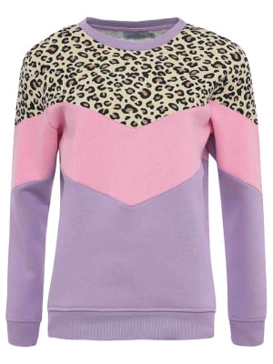 Zdjęcie produktu Zwillingsherz Bluza "Konny" w kolorze fioletowo-jasnoróżowym rozmiar: S/M