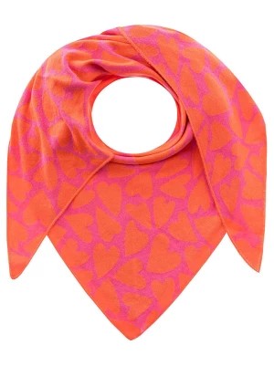 Zdjęcie produktu Zwillingsherz Chusta trójkątna w kolorze różowo-pomarańczowym - 200 x 100 cm rozmiar: onesize