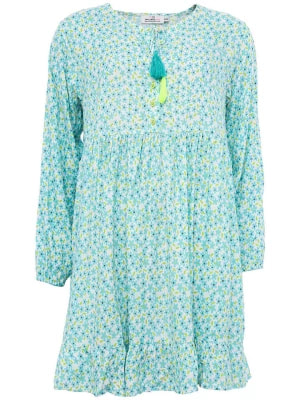 Zdjęcie produktu Zwillingsherz Sukienka "Zita" w kolorze błękitno-białym rozmiar: S/M